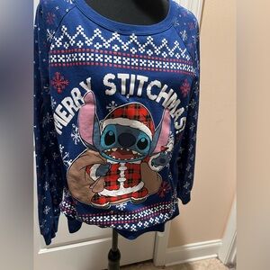 Blue Merry Stitchmas Sweater